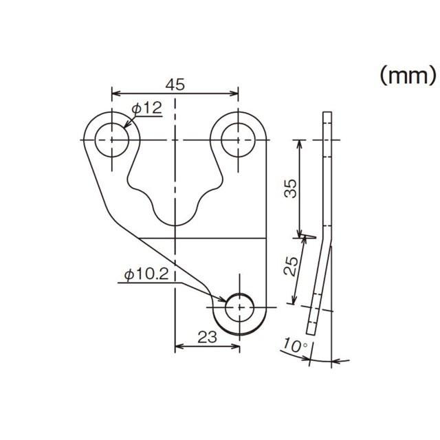 DAYTONA（デイトナ） 防振メーターステー（VELONAΦ80/60用） 左