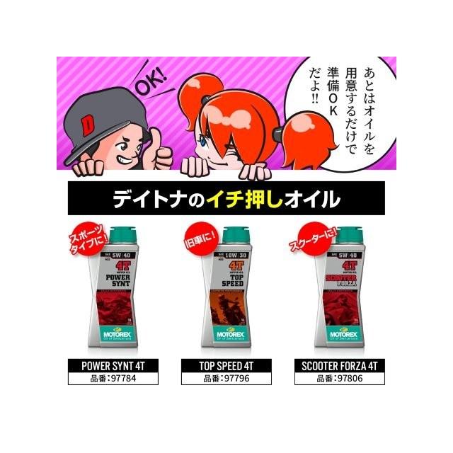 在庫有り DAYTONA デイトナ バイク用 オイルフィルター ハンターカブ CT125(23) モンキー125 等 オイル交換パーフェクトセット 10個入り 48472 通しNo:S-57_4