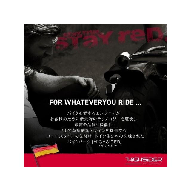 在庫有り DAYTONA デイトナ HIGHSIDER(ハイサイダー) バイク用 レバーガード 汎用(ハンドル内径φ12-22適合) 左右セット ブラック 61339
