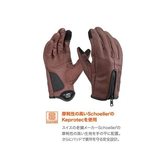 DAYTONA（デイトナ） 在庫有り グローブ 革 冬夏秋春 スマホ対応 ファスナー付き パーシャルフィット レザーグローブ DG-020 ...