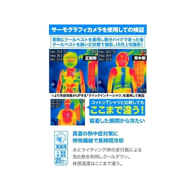 DAYTONA（デイトナ） 在庫有り デイトナバイク用 冷却ベスト 電源不要