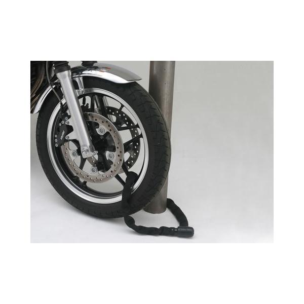 専用 DAYTONA（デイトナ） チェーンロック 1000mm 盗難防止 防犯 アース