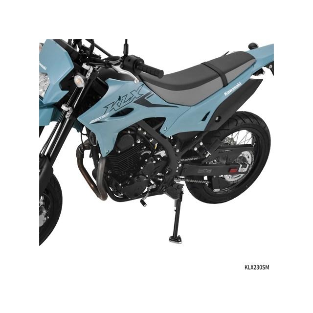 ZETA 在庫有り ジータ サイドスタンドエクステンダー BLK/SLV KLX230/S 