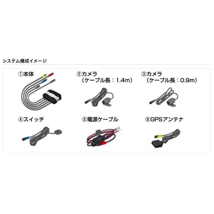 MITSUBA バイク専用ドライブレコーダー EDR 2nd シリーズ GPS MITSUBA バイク専用ドライブレコーダー EDR 2nd シリーズ GPS