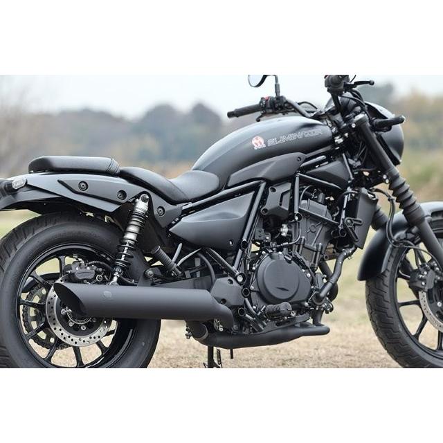 エリミネーター400　sp忠男マフラーブラック　ショート SP忠男 Sptadao SP忠男 KAWASAKI ELIMINATOR400 POWERBOX ショート