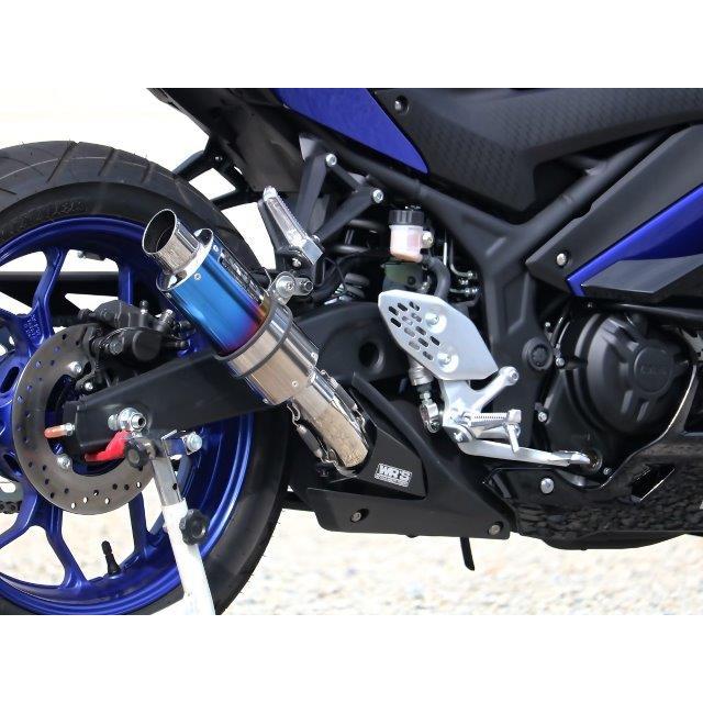WR'S YAMAHA YZF-R25 マフラー チタンショート（焼き色タイプ） 【公式
