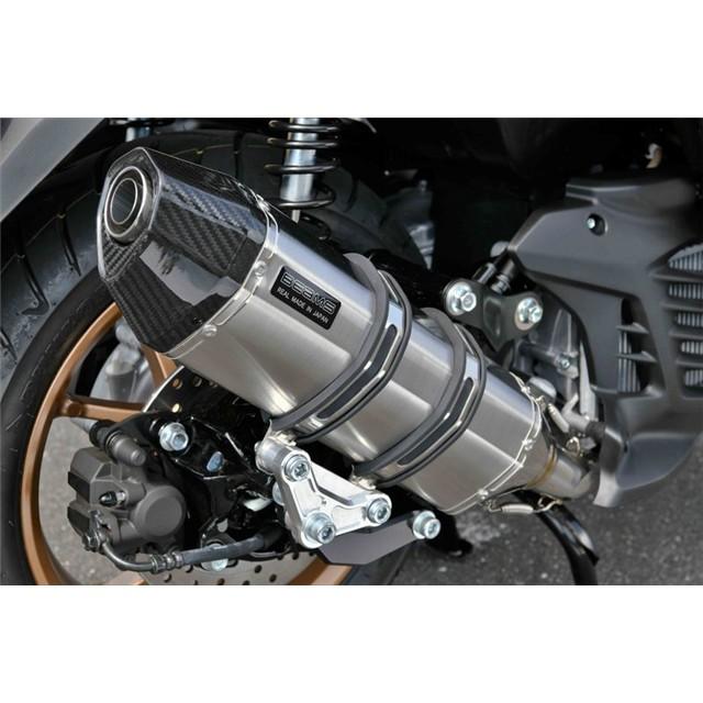WR'S 2022 -YZF-R25/MT-25用 マフラー BEAMS N-MAX155：2022〜(8BK-SG66J) マフラー ビームス R-EVO ヒート