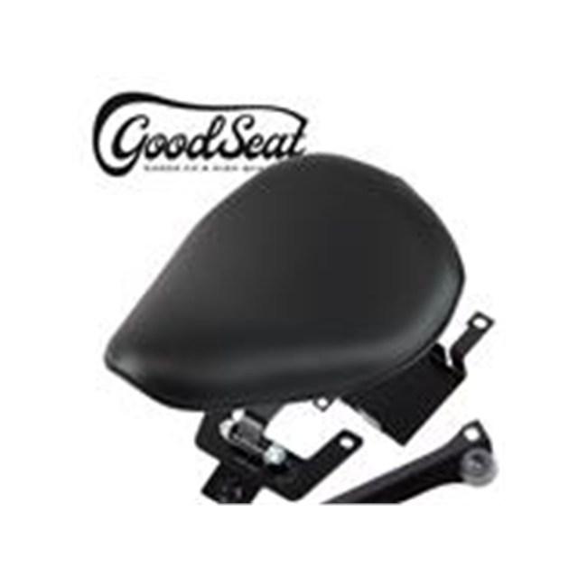在庫有り GOODS グッズ GOODSEAT \"SADDLE\" スムース (BLACK) グラストラッカー(-07年)用キット G3-00178の画像