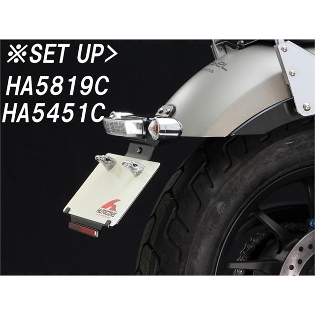 在庫有り HURRICANE ハリケーン テールランプkit LEDレクタングル レブル250(MC49)/500(PC60) クリアレンズ HA5819Cの画像
