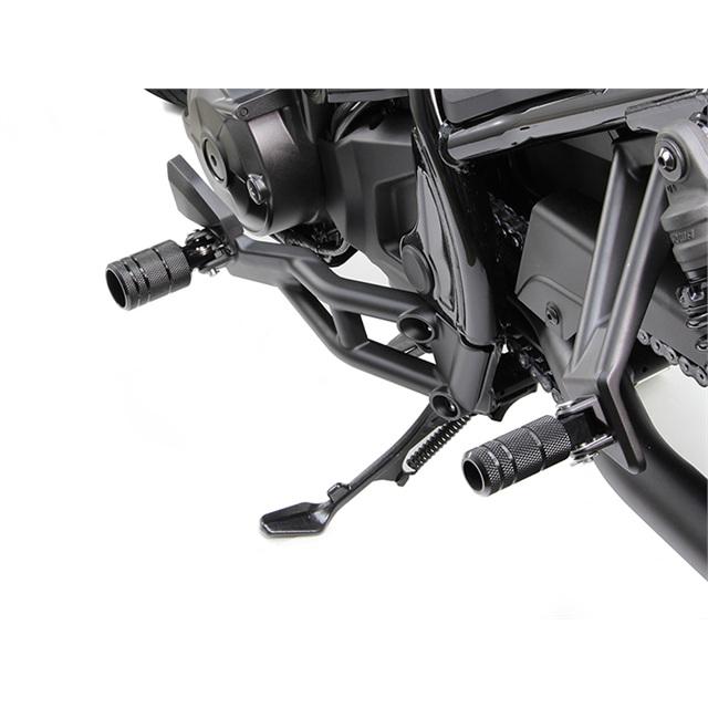 在庫有り HURRICANE ハリケーン フットペグ ローレット フロント REBEL1100/DCT ブラックアルマイト HF5115Bの画像