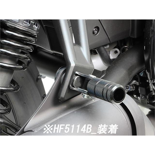 在庫有り HURRICANE ハリケーン フットペグ ローレット フロント REBEL1100/DCT ブラックアルマイト HF5115Bの画像