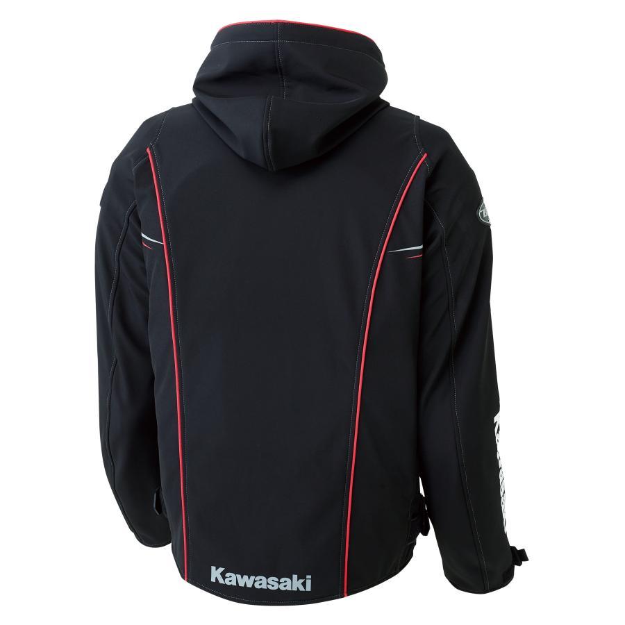 カワサキ（Kawasaki） カワサキ×BATES 防風ライディングパーカー 秋冬