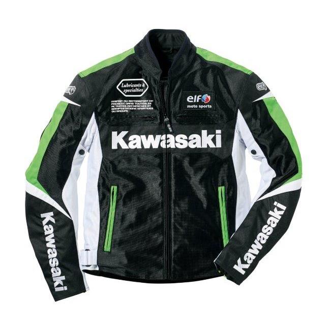 KAWASAKI カワサキ純正 カワサキ×elf ライディングメッシュジャケット 