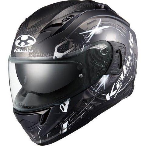 Kabuto 　カムイ3 フルフェイスヘルメット ホワイト・ブラック　Mサイズ OGK Kabuto 【おまけ付】 カムイ3 OGKカブト フルフェイス