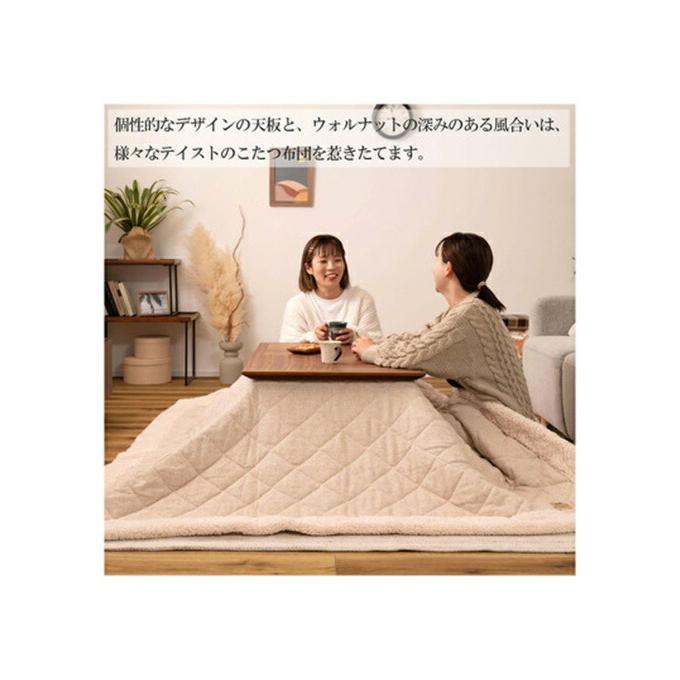 コタツ 長方形 カラー : ブラウン コタツ 東谷 AZUMAYA KT-117BRの画像