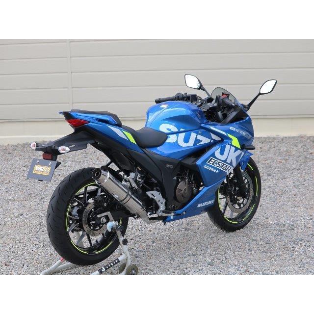 ジクサーSF250 ラウンド/ステンレスサイレンサー フルエキゾースト WR’S ダブルアールズ LA3250JM_2