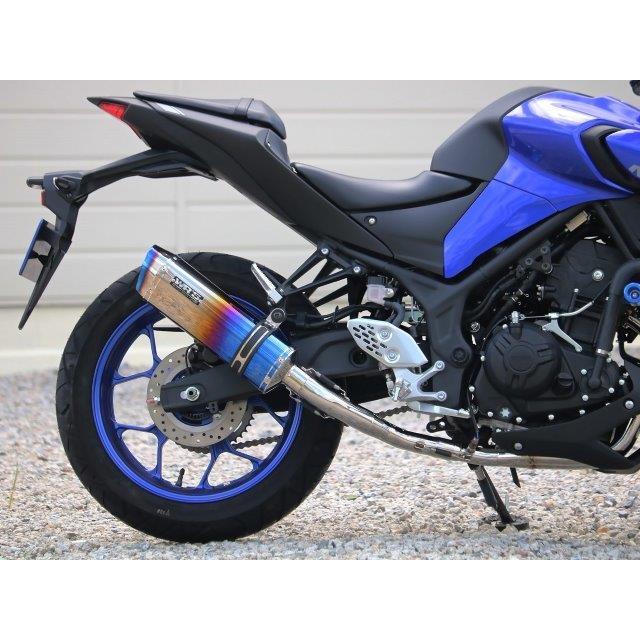 WR'S MT-25 SS-OVAL 焼き色タイプ フルエキゾースト WR'S ダブル
