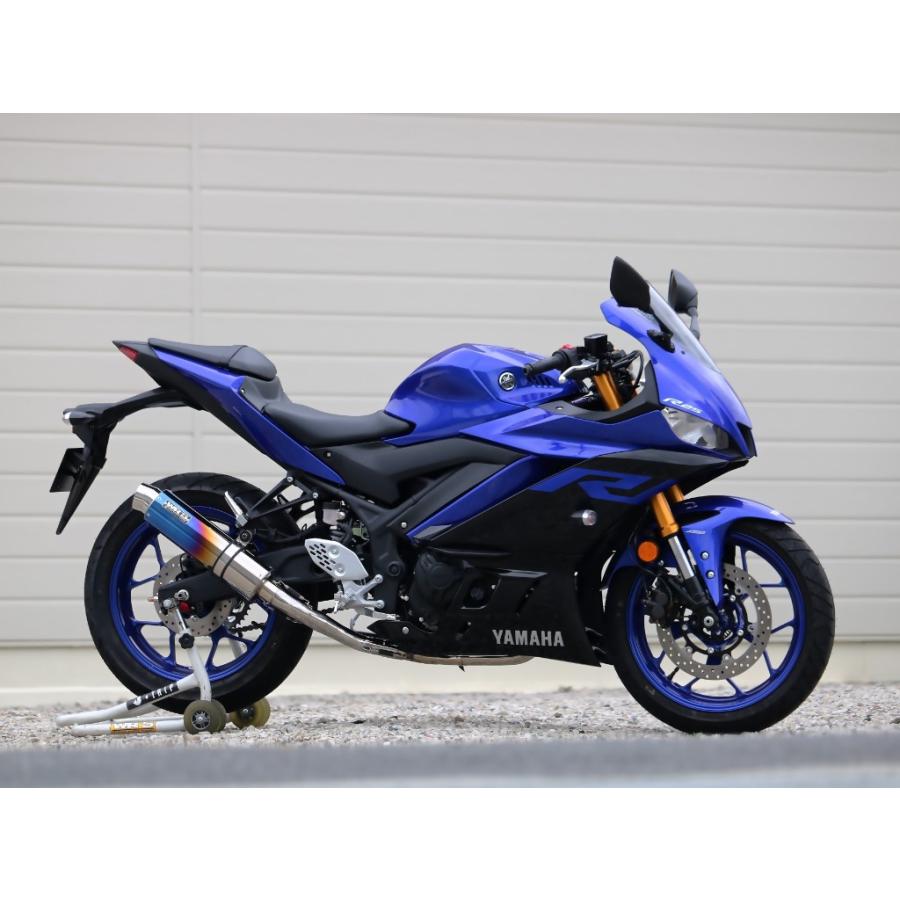 WR'S（ダブルアールズ） YZF-R25 ラウンド/焼き色チタンサイレンサー