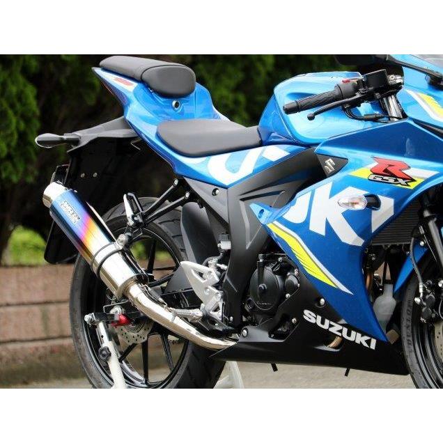 WR'S（ダブルアールズ） GSX-R125/GSX-R150 ラウンド/焼き色チタン