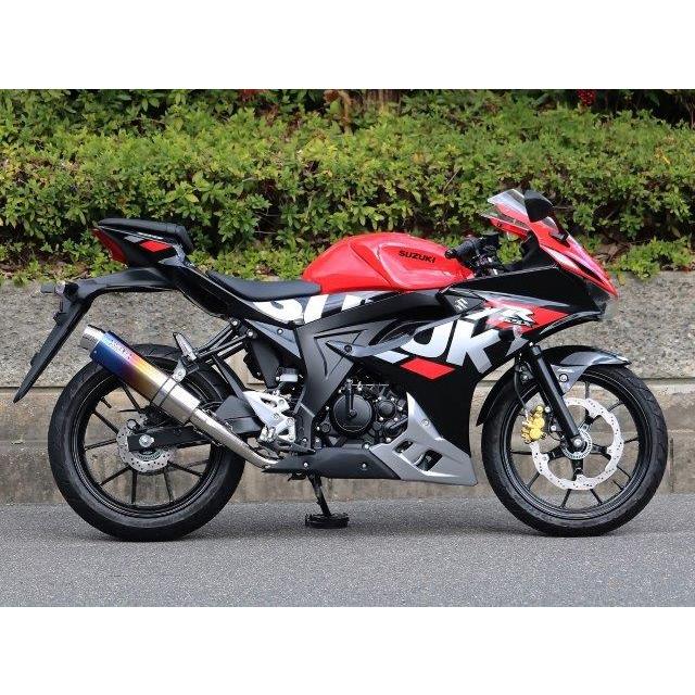 GSX-S125 ノーマルマフラー加工 GSX-R125 GSX-R125 フルエキゾースト ノーマルマフラーとの比較データです