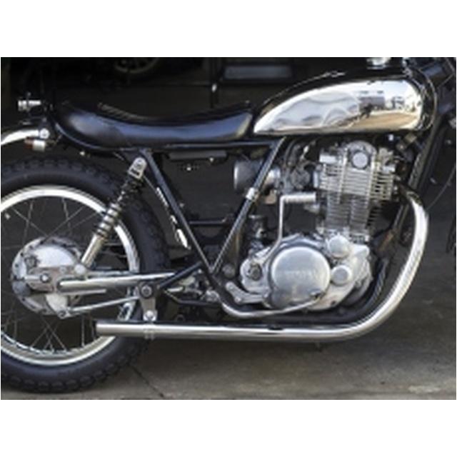 march1400　SR400モーターロックマフラー Webike | Motor Rock モーターロック オールドスタイル手曲げマフラー