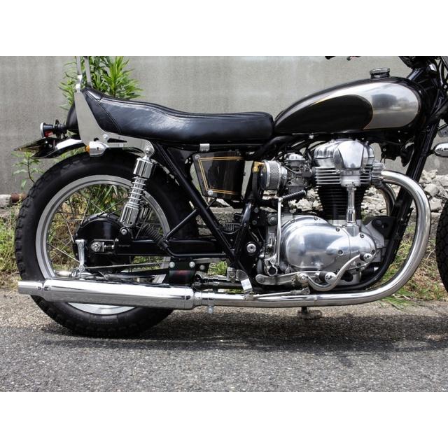 定価11万　W650   モーターロックフルエキマフラー Motor Rock モーターロック W650/400用 ヴィンテージマフラー 新型