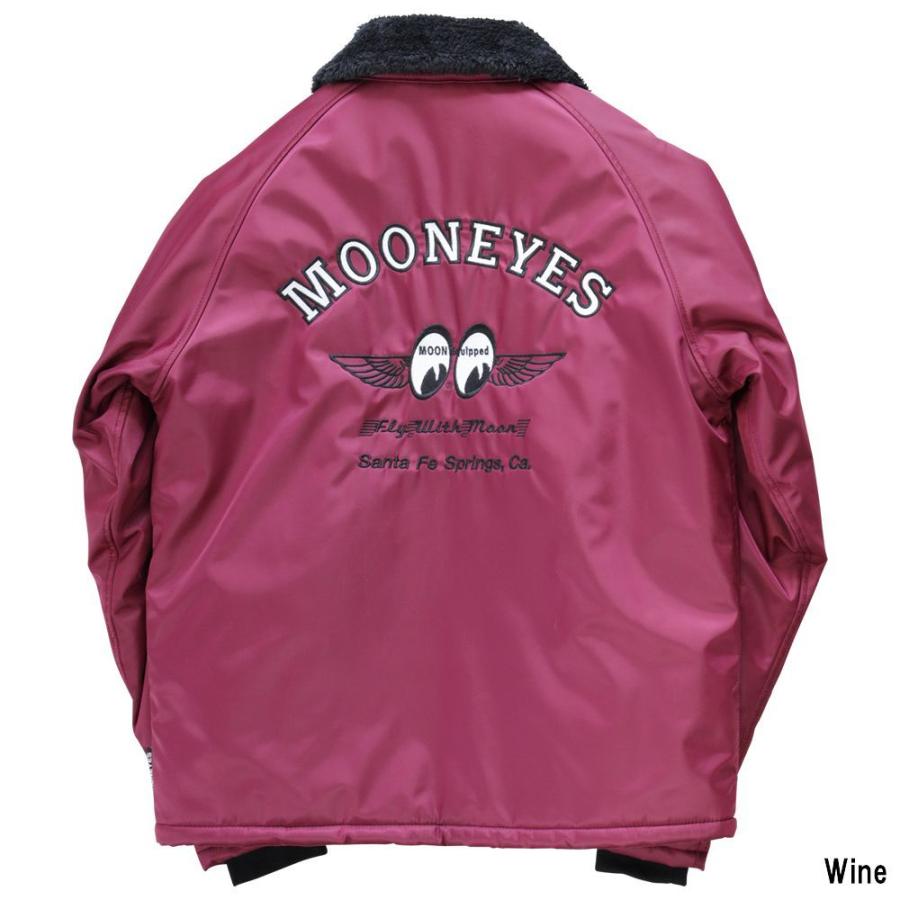 MOONEYES ウインターコーチジャケット グレー Lサイズ ORION ACE MOONEYES ウインターコーチジャケット グレー Lサイズ ORION ACE
