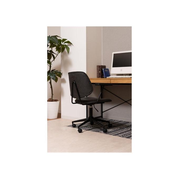 デスクチェア カラー : ブラック 東谷 AZUMAYA PC-80BK : OCCroom's