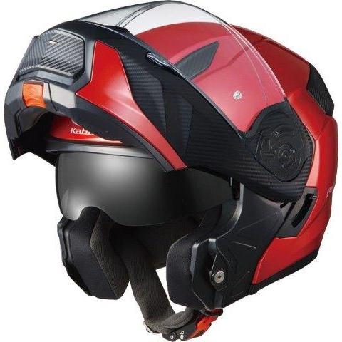 OGK オージーケー カブト フルフェイス  システム ヘルメット RYUKI リュウキ シャイニーレッド XL (61-62cm)｜occrooms｜04