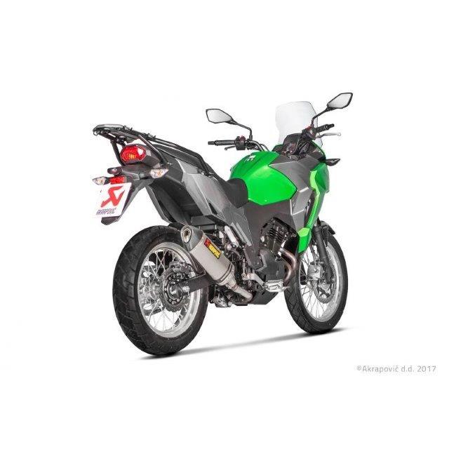 アクラポビッチ│スリップオン チタン ｜ヴェルシス250X(-23)｜マフラー AKRAPOVIC（アクラポビッチ） 政府認証マフラー SLIP ON LINE チタン