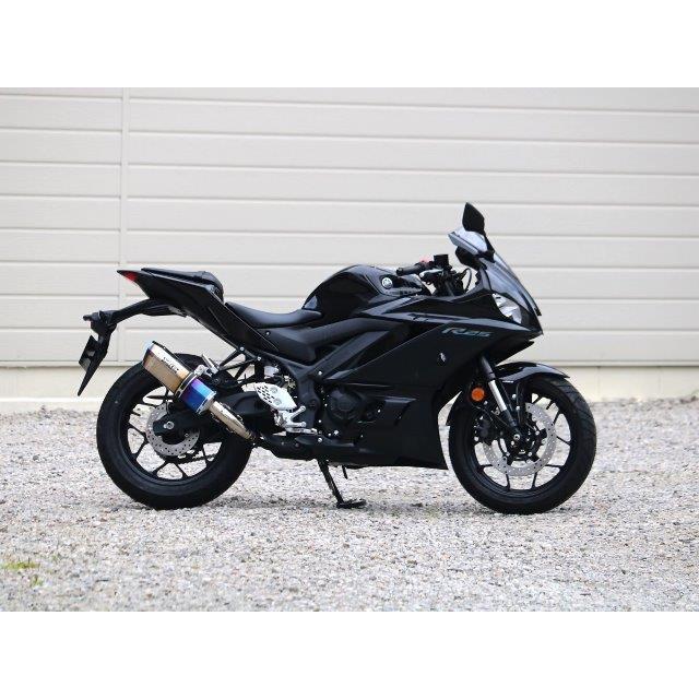YZF-R25 WR’S マフラー SS-OVALタイプ 焼色チタン WR'S（ダブルアールズ） YZF-R25/MT-25 S SS-OVAL 焼き色タイプ WR'S