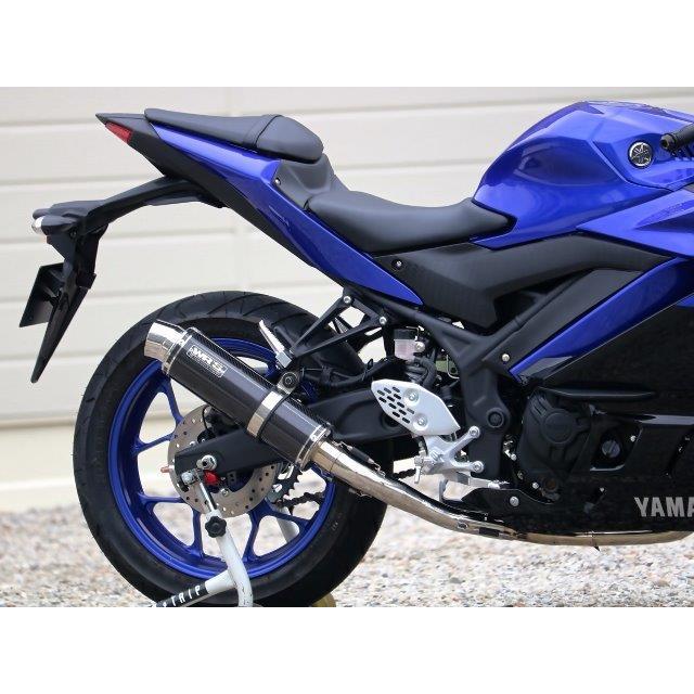 YZF-R25 ラウンド/カーボンサイレンサー フルエキゾースト WR