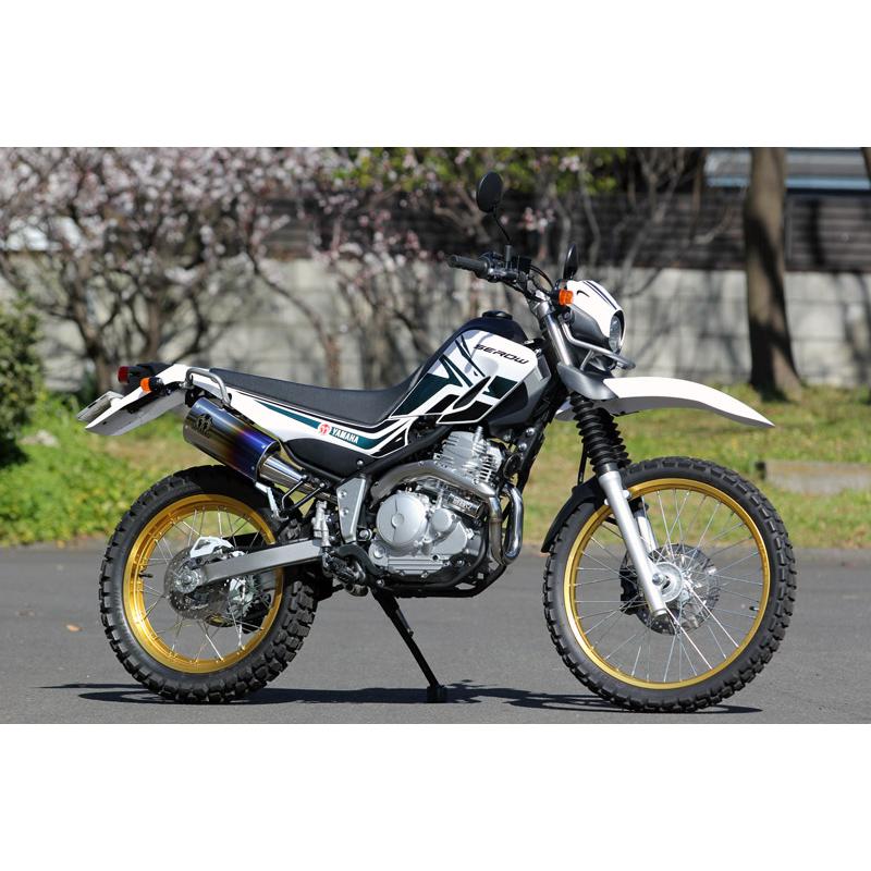 YAMAHA セロー 250(~2017) SEROW250(JBK-DG17J) マフラー スリップオン POWERBOX TitanBlue サイレンサー SP忠男 SPtadao SE2-PB-05｜occrooms｜02