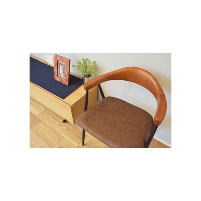 アームチェア カラー : ブラウン ダイニングチェア 東谷 AZUMAYA TEC
