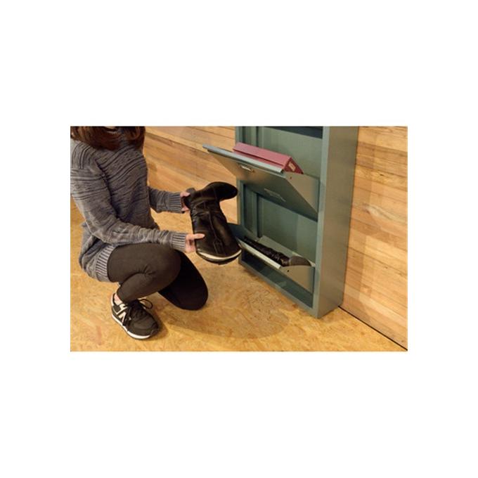 ラルド シューズラック4D カラー : グリーン ストレージ 東谷 AZUMAYA TPN-34GRの画像
