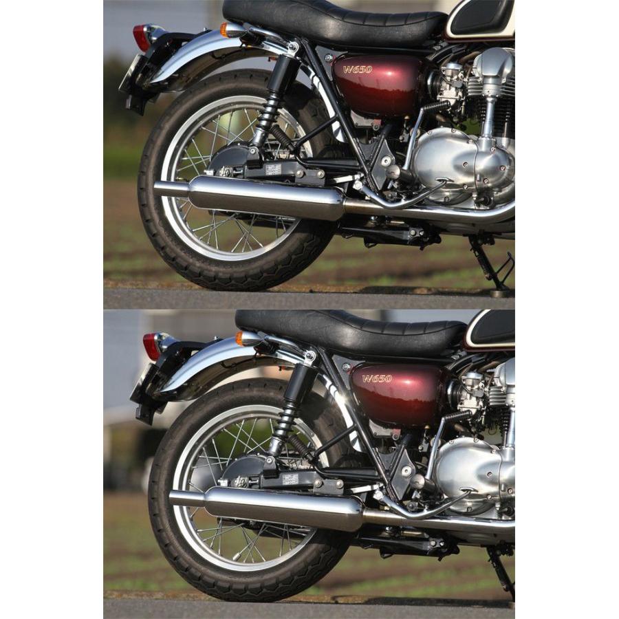 Kawasaki W650(BC-EJ650A) ワイバン クラシックマフラー クラシカルタイプ ストレート r's gear アールズギア WK16-02CT