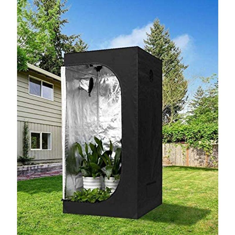 【値段交渉可：送料込】 LifeRedグロウテント グロウボックス 80×80×160? メッシュ窓 ツールポーチ付き 水耕栽培 組み立て簡単 家庭 ガーデニング 【1804769435】(10265円)