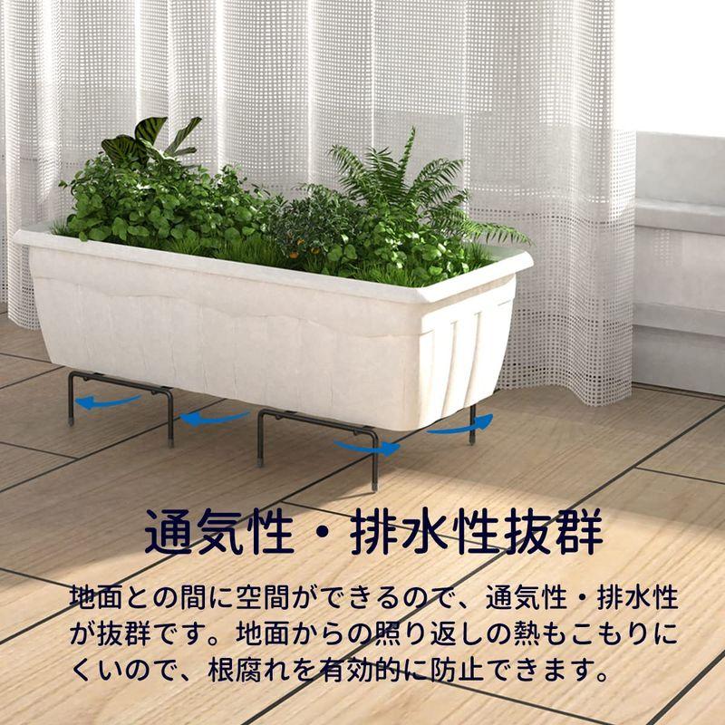 最安価格プランタースタンド 園芸ラック 花台 園芸用 害虫侵入予防 8個組 植木鉢置き フラワースタンド 排水性良い 根腐れ防止 ガーデニング 通気 ガーデンファニチャー プランター スタンド ココハル のせるんです300 フラワースタンド ガーデニング用品 ( 花台 鉢置き 園芸 鉢台 庭 ベランダ テラス エントランス ガーデニング 通気性 害虫予防 水はけ スチール製 アンティーク風 )
