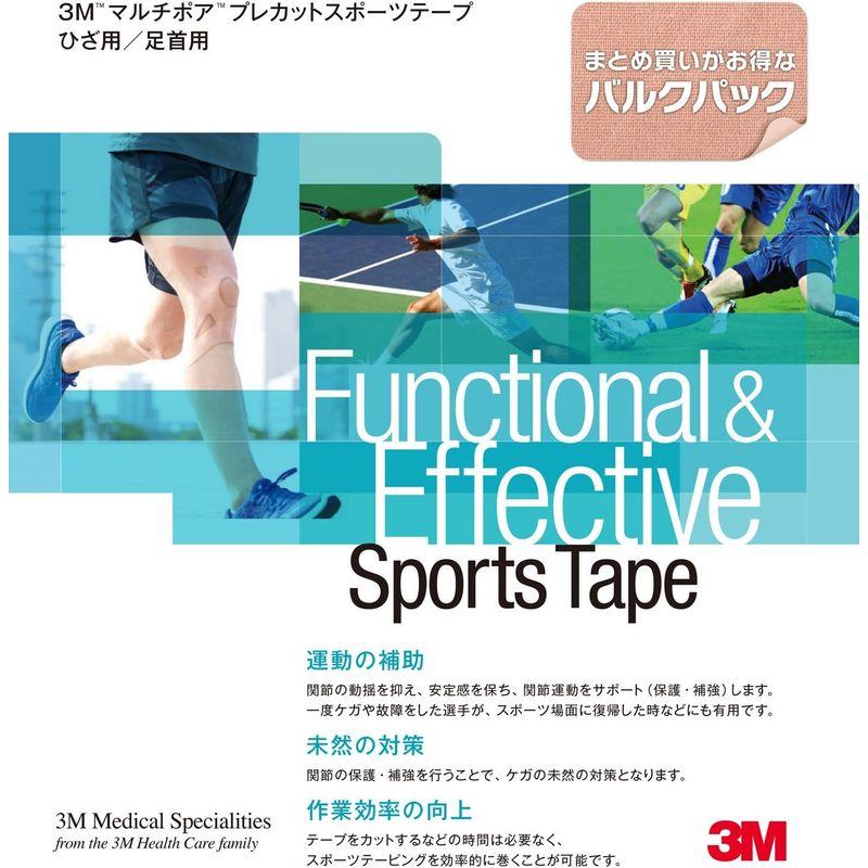 3M(スリーエム) 膝用 テーピング マルチポア プレカットスポーツテープ 20枚 EF02B スリーエム 膝用 テーピング マルチポア プレカットスポーツテープ 20枚 EF02B サイズ