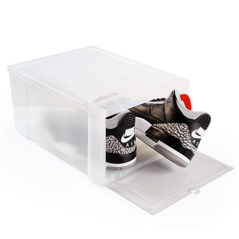 キックスラボ SHOE STORAGE BOX 1 BOX CLEAR クリア 1個(単品) キックスラボ シューストレージ ボックス 積み