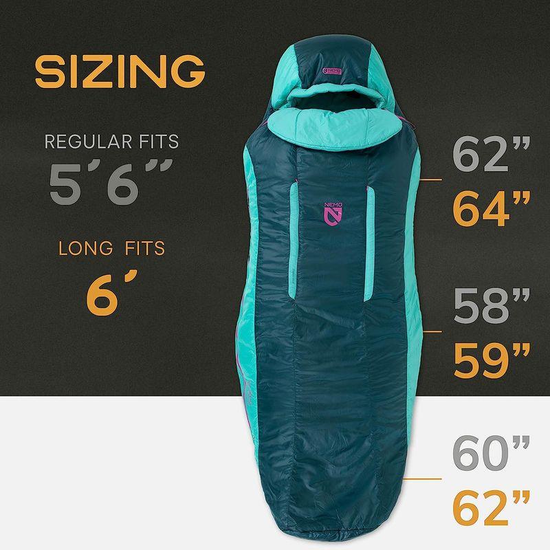海外品 NEMO(ニーモ) FORTE フォルテ 35 Ws スリーピングバッグ -6℃対応 NM-FRT-W35 【2674042371】(15213円)
