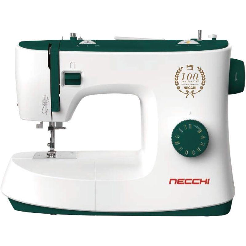 NECCHI(ネッキ) 電動ミシン フットコントローラー付き K121A ダークグリーン フットコントローラー付き ネッキ 電動ミシン K121A ダークグリーン