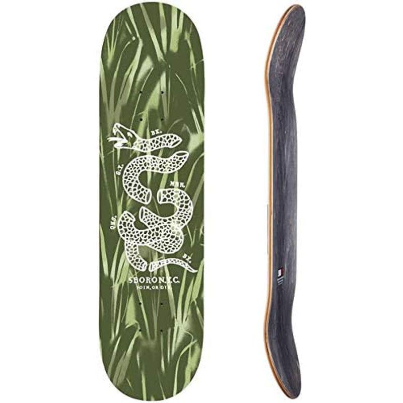 【早い者勝ち】 (7プライ 8.125インチ)ファイブボロ 5BORO スケートボード デッキ DIY CAMO GRASS GREEN DECK NO29 【TMF2016196478】(11471円)