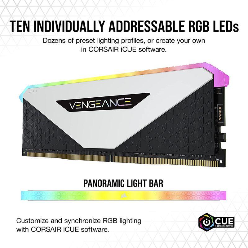 スイーツ柄 ブルー CORSAIR DDR4-32GB 3600MHz CL18 デスクトップPC用