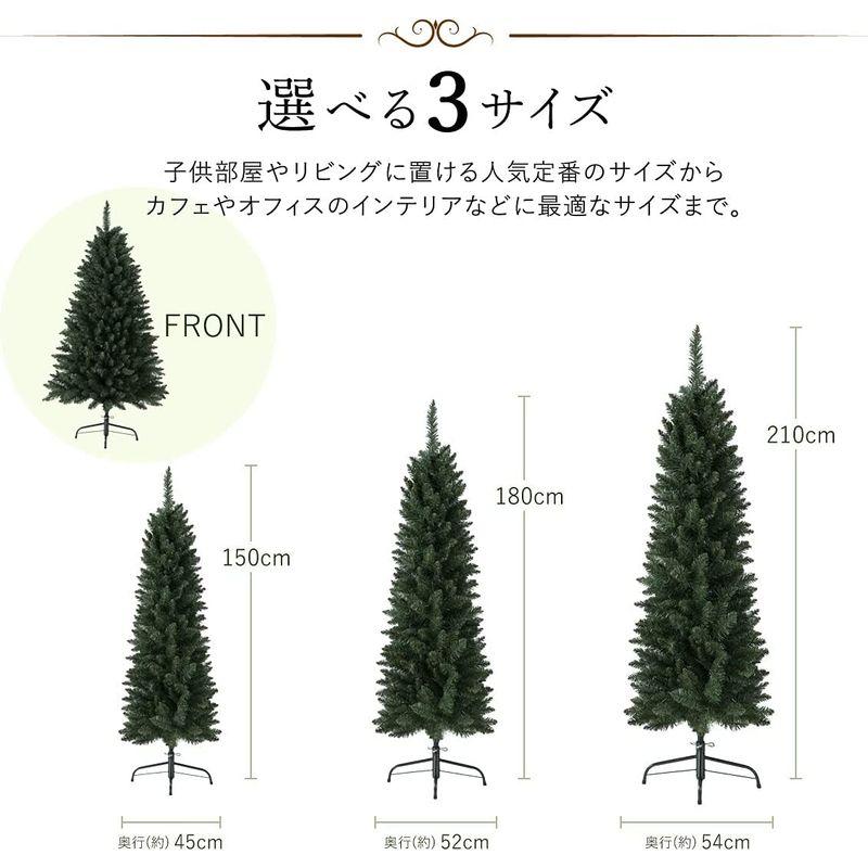 オーバルツリー　150cm　省スペースツリー　ハーフツリーと違い両面に葉があるので部屋の中でも飾れます。