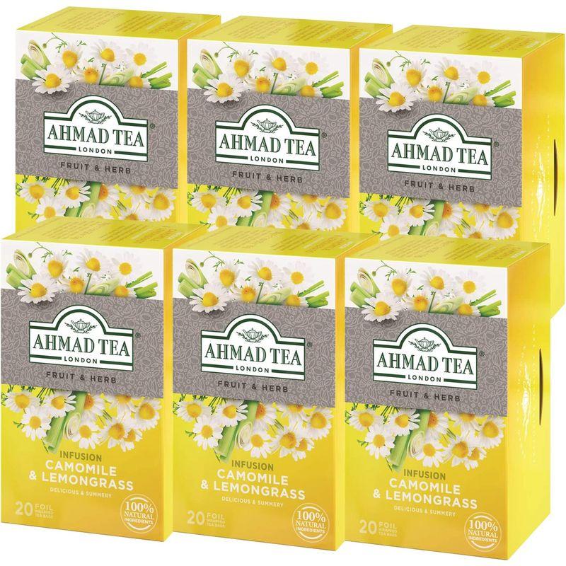 AHMAD TEA (アーマッドティー） カモミール＆レモングラス ティーバッグ 1箱（20バッグ入）