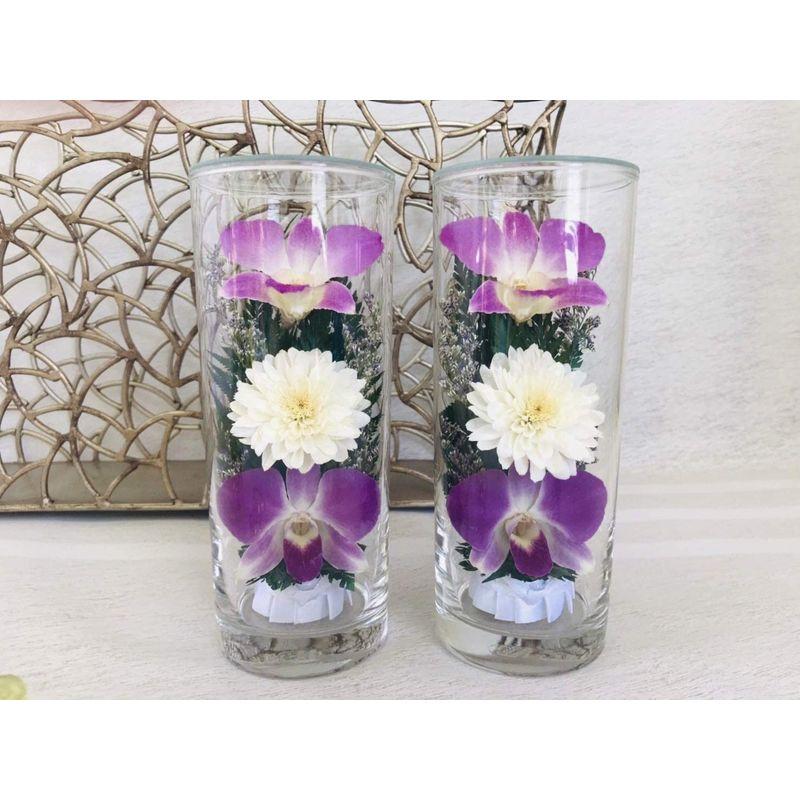 仏花 プリザーブドフラワー 2つセット 生花 お彼岸 お供え用 贈答用 枯れない 花 フラワー ギフト グラスフラワー アレンジメント お盆 お彼岸 お盆 プリザーブドフラワー 2つセット 生花 お供え用 贈答用 枯れない 花 フラワー ギフト グラスフラワー アレンジメント サイズ