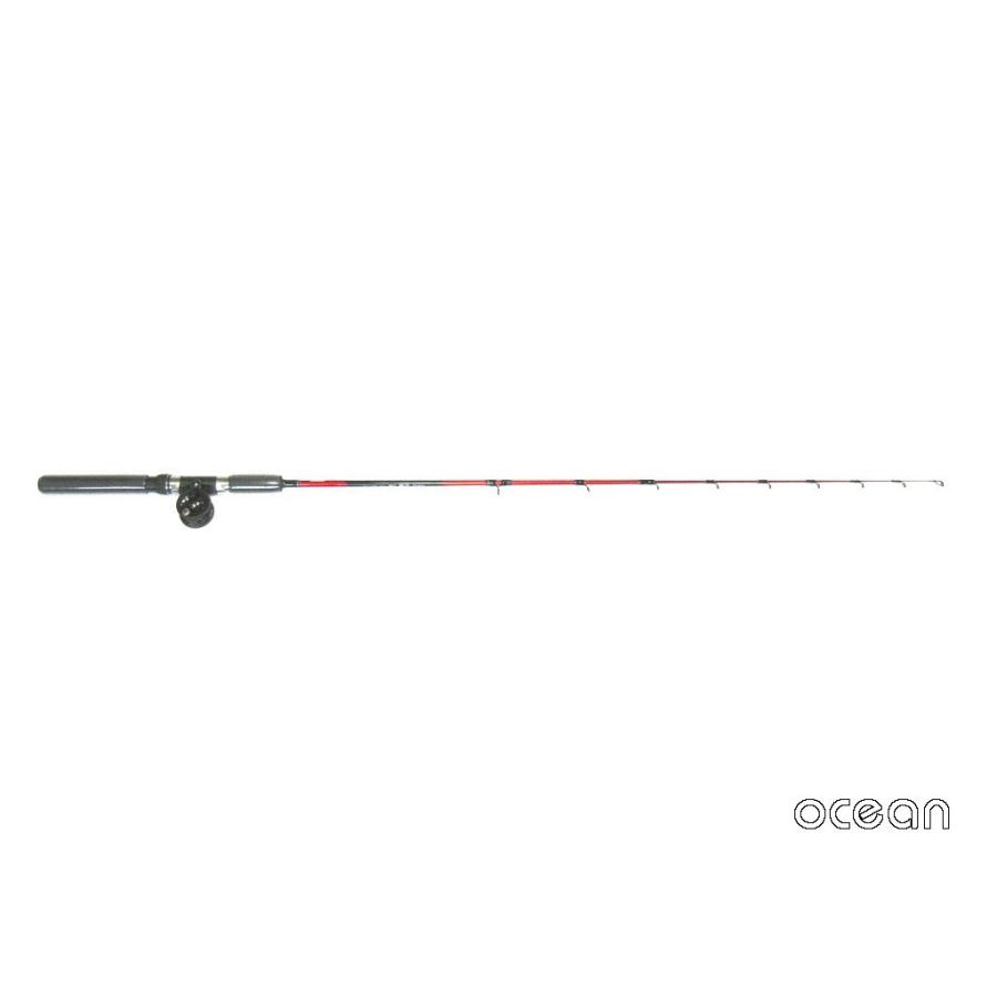 テトラ釣り 穴釣り テトラセット 岩礁110 & 小型タイコリール(40