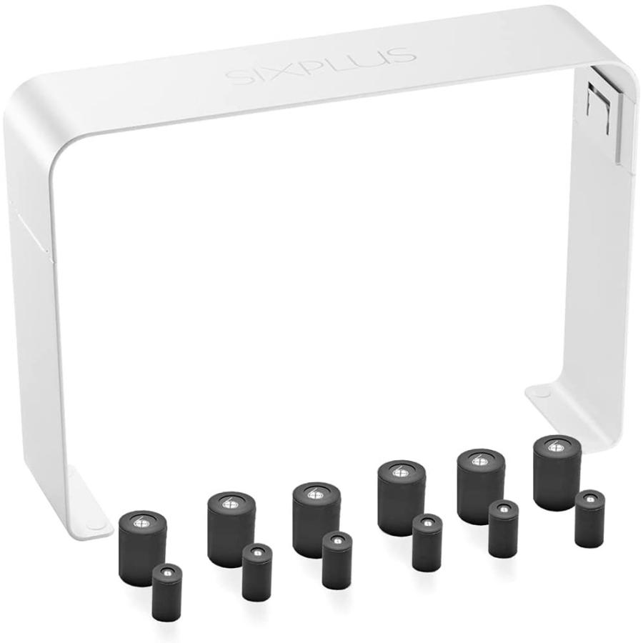 SIXPLUS マグネットメイクブラシ立て (ホワイト)