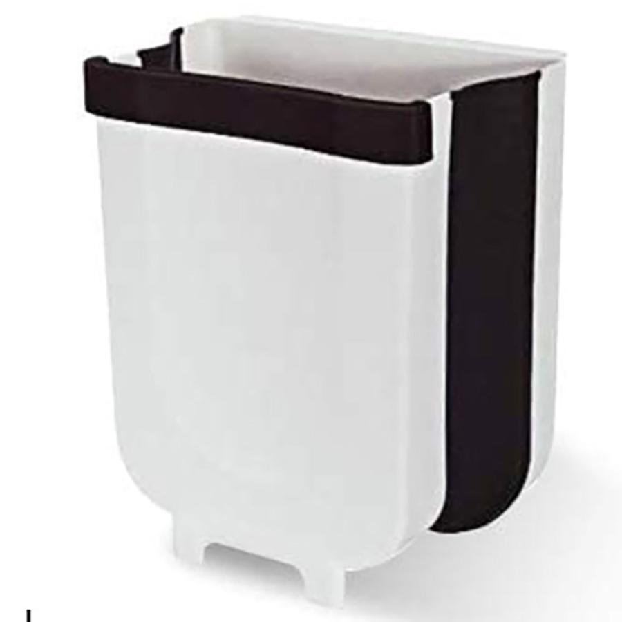 【折り畳み式】キッチン ゴミ箱 ポリ袋ホルダー付き ぶら下げ型のごみ箱 大容量8L 省スペース |  | 01